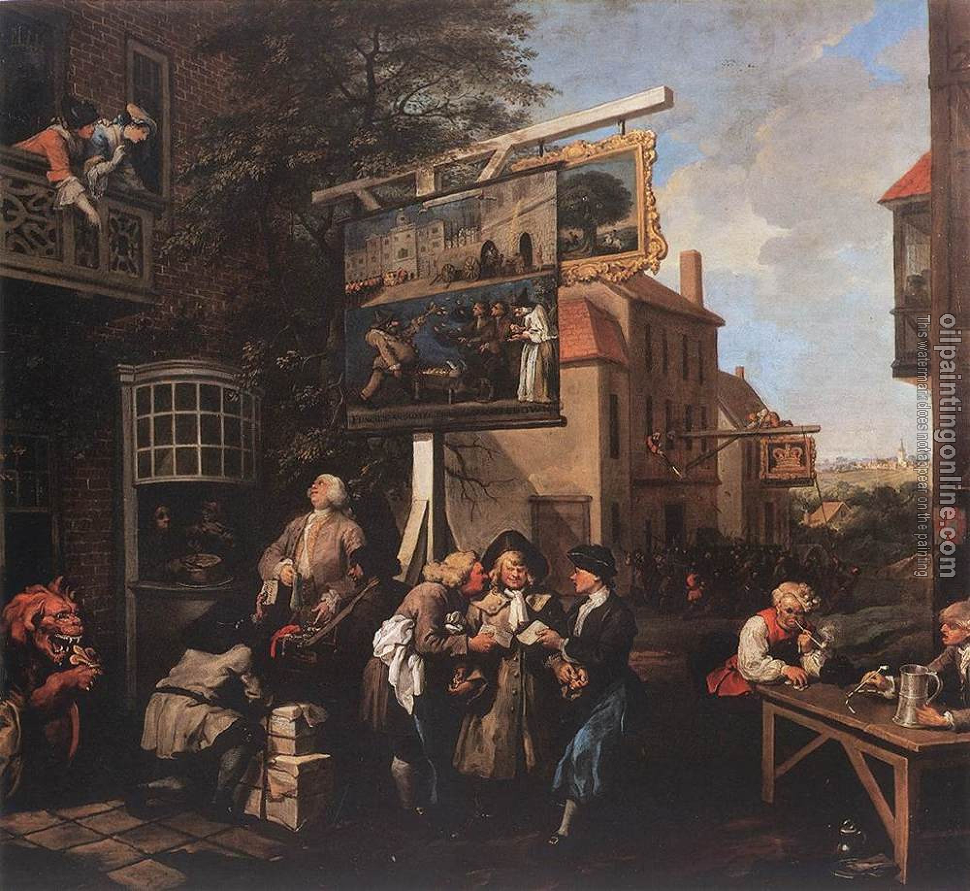 Hogarth, William - Soliciting Votes